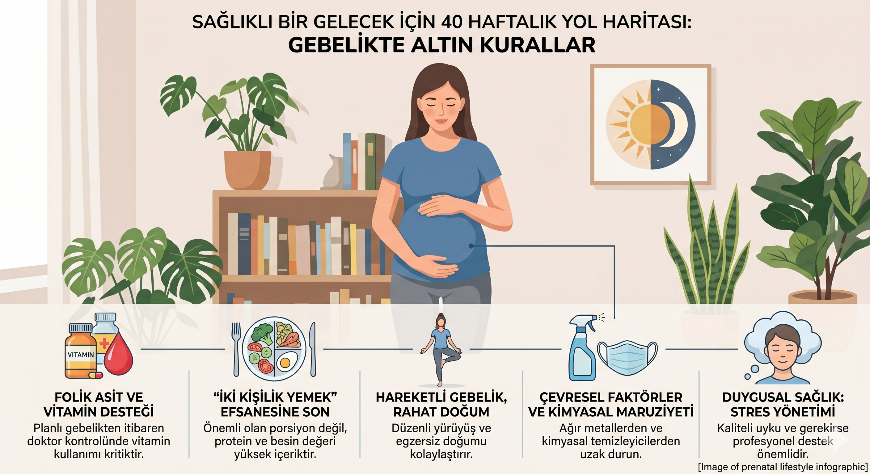 40 Haftalık Yol Haritası: Gebelikte Altın Kurallar