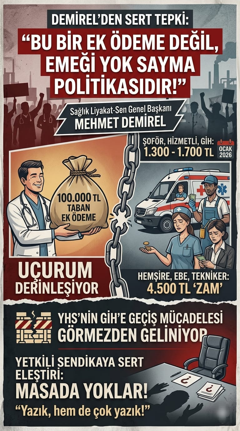​Sağlık Liyakat-Sen Genel Başkanı Mehmet Demirel, 