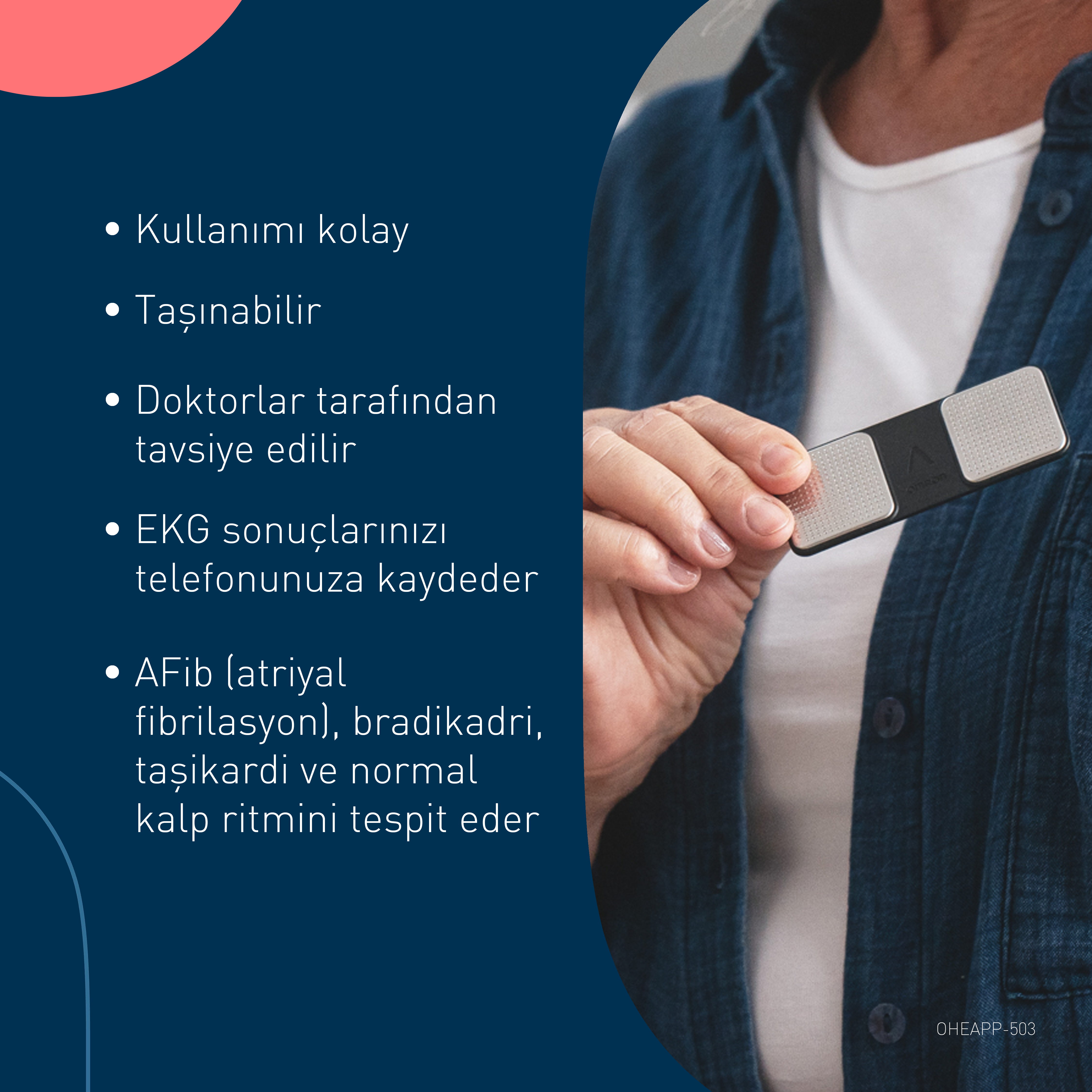 OMRON taşınabilir EKG