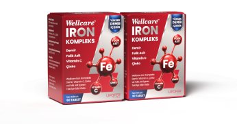 Wellcare’den demir desteğini C vitamini, çinko ve folik asitle tamamlayan formül