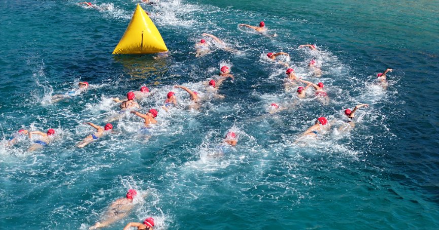 Bodrum’da ikinci kez sağlığa kulaç attılar