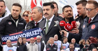 Bakanlık önünde sert tepki: Aç yatan memur, tok bir gelecek inşa edemez!